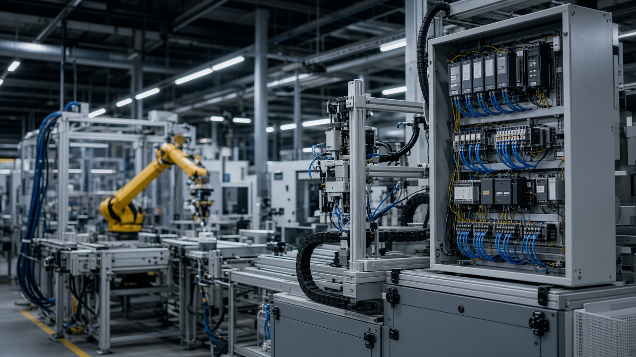 Industrial environment with connected plant technology